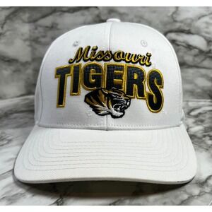 White Missouri Tigers NCAA Baseball Cap Hat Top of the World Adjustable